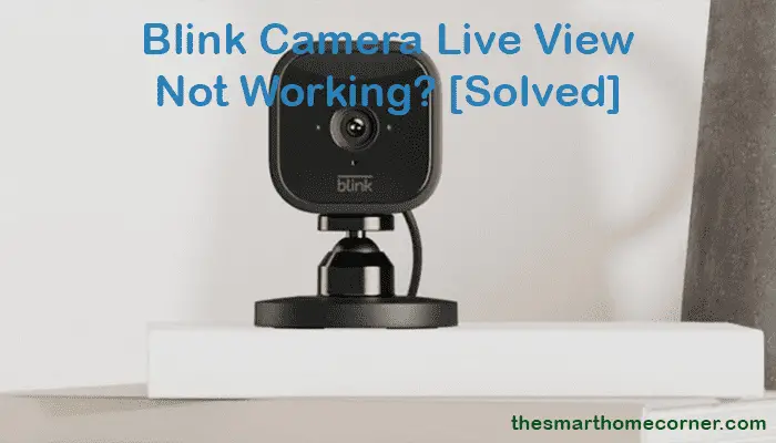 Blink Camera Live View Not Working