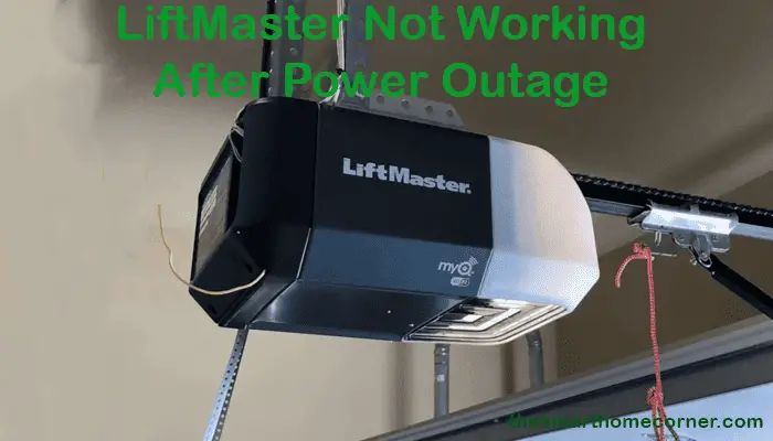 LiftMaster Not Working After Power Outage
